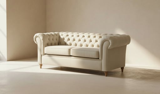 Chesterfield Wood 3-Seater Sofa Chesterfield Wood 3-Seater Sofa
