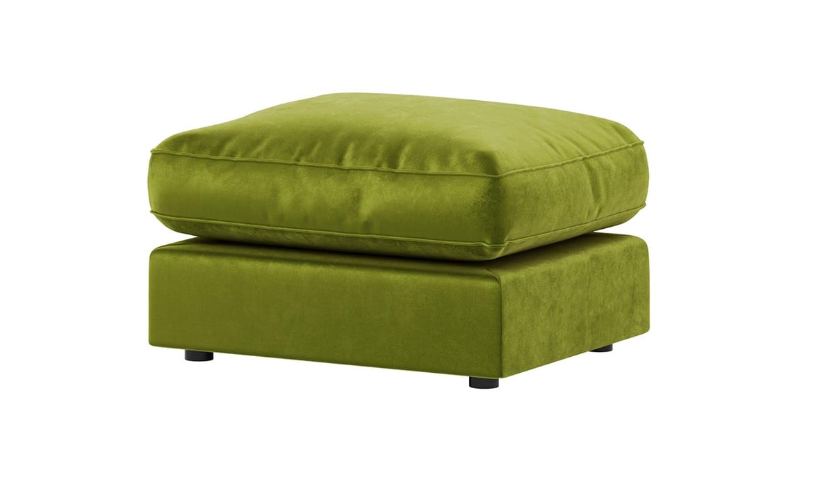 Dillon Velvet Footstool