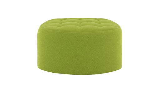 Flair Medium Round Pouffe with Stitching Flair Medium Round Pouffe with Stitching