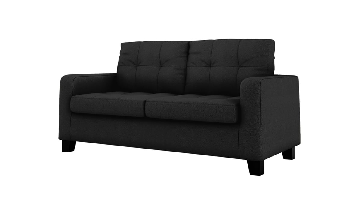 Gloss 2 Seater Faux Leather Sofa