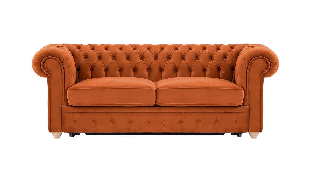 Chesterfield Max Borneo three-seater sofa bed