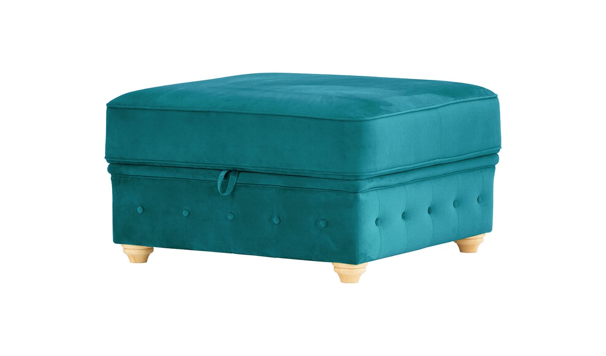 Chesterfield Borneo storage footstool
