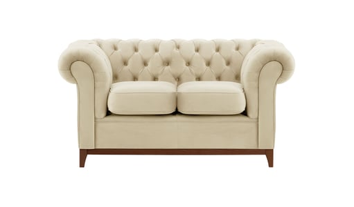 Chesterfield Wood 2-Seater Sofa Chesterfield Wood 2-Seater Sofa
