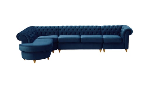 Chesterfield LHF 4-piece Corner Modular Sofa Chesterfield LHF 4-piece Corner Modular Sofa