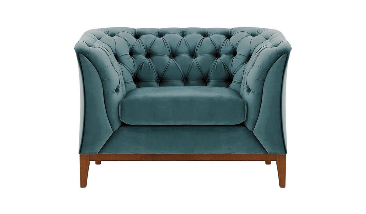 Chesterfield Modern Armchair Wood