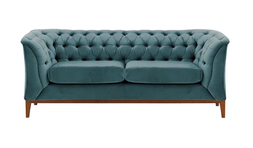 Chesterfield Modern 2 Seater Sofa Wood Chesterfield Modern 2 Seater Sofa Wood