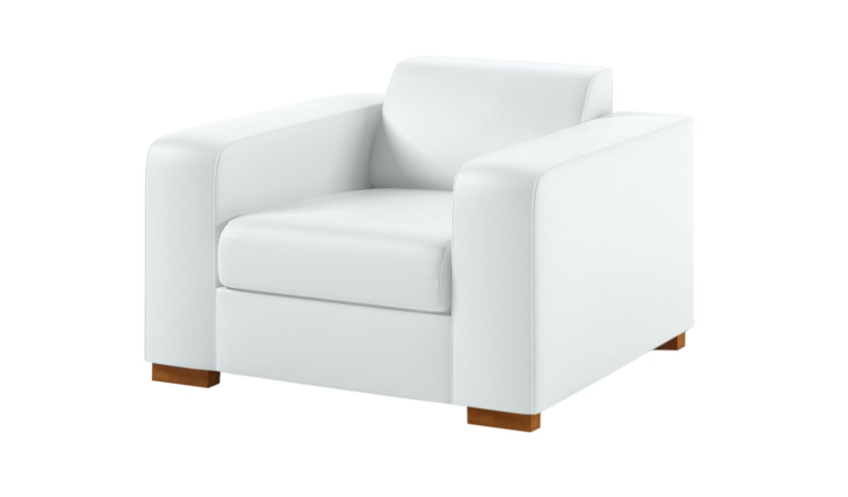 Gem Faux Leather Armchair
