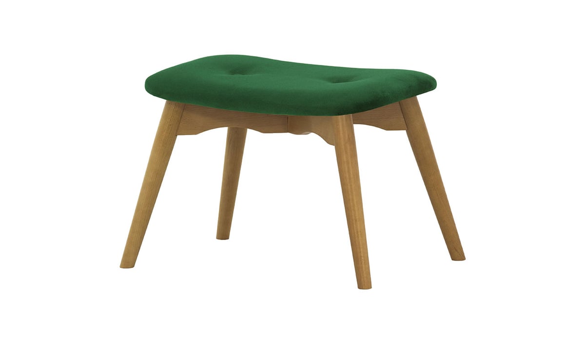 Ducon Velvet Footstool