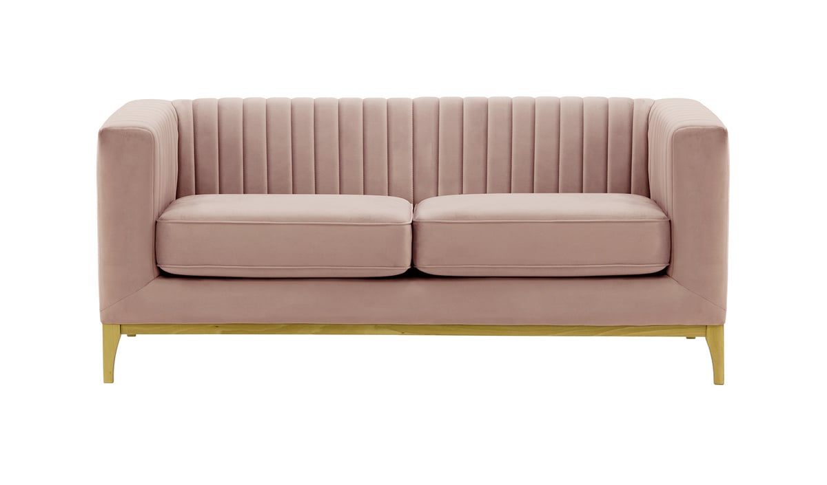 Slender Wood 2 Seater Sofa