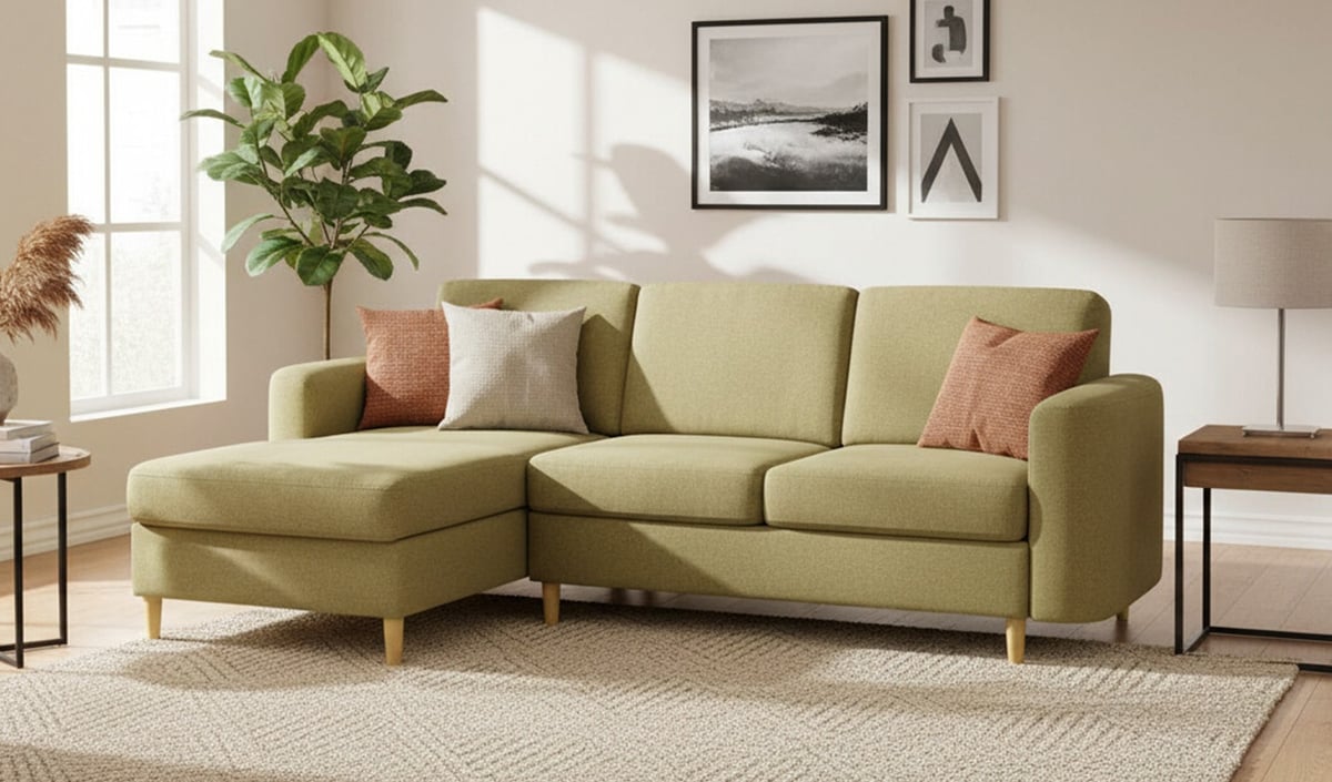 Elegance Corner Sofa Bed With Storage