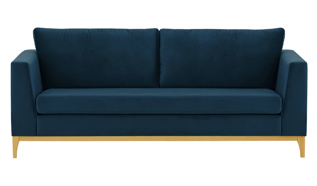 Gosena Wood 3 Seater Sofa