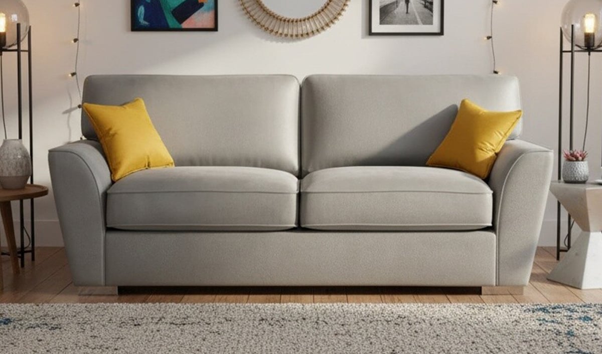 Majestic 3 Seater Sofa with Fitted Back Cushions