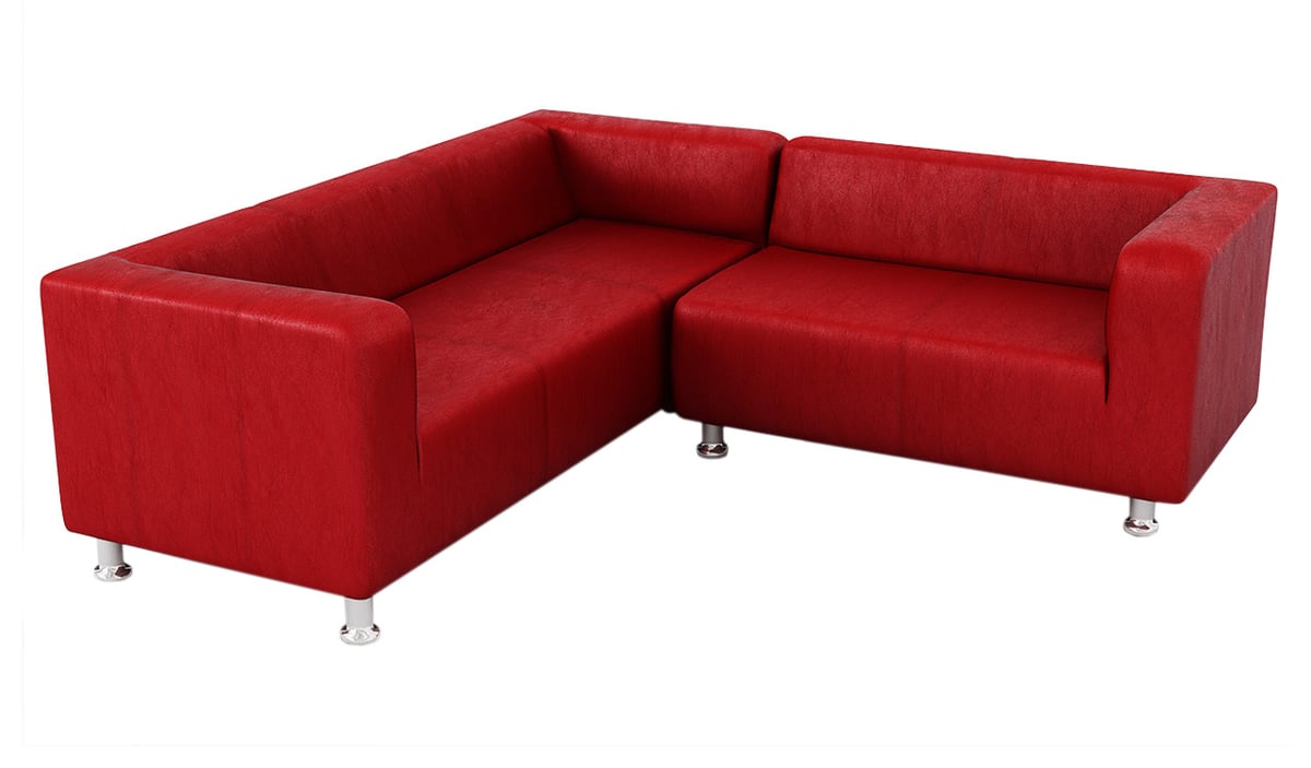 Scala Faux Leather Corner Sofa