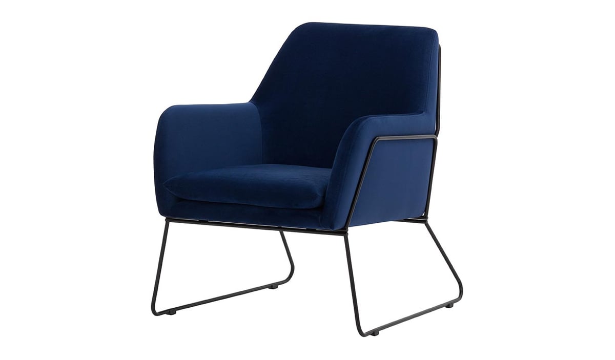 Foxe Metal Frame Armchair