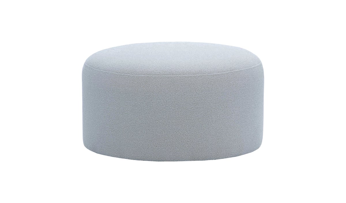 Zaz Large Round Pouffe 