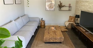 What is the optimum distance between the sofa and the TV?