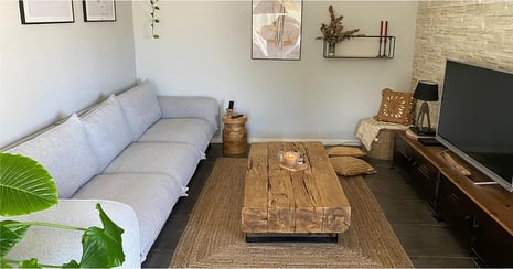 What is the optimum distance between the sofa and the TV?