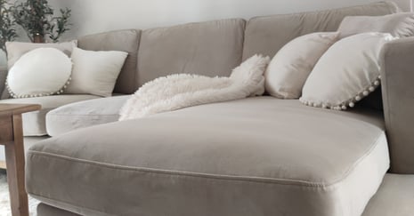 How to Style a Velvet Sofa Without Making the Room Look Overdone