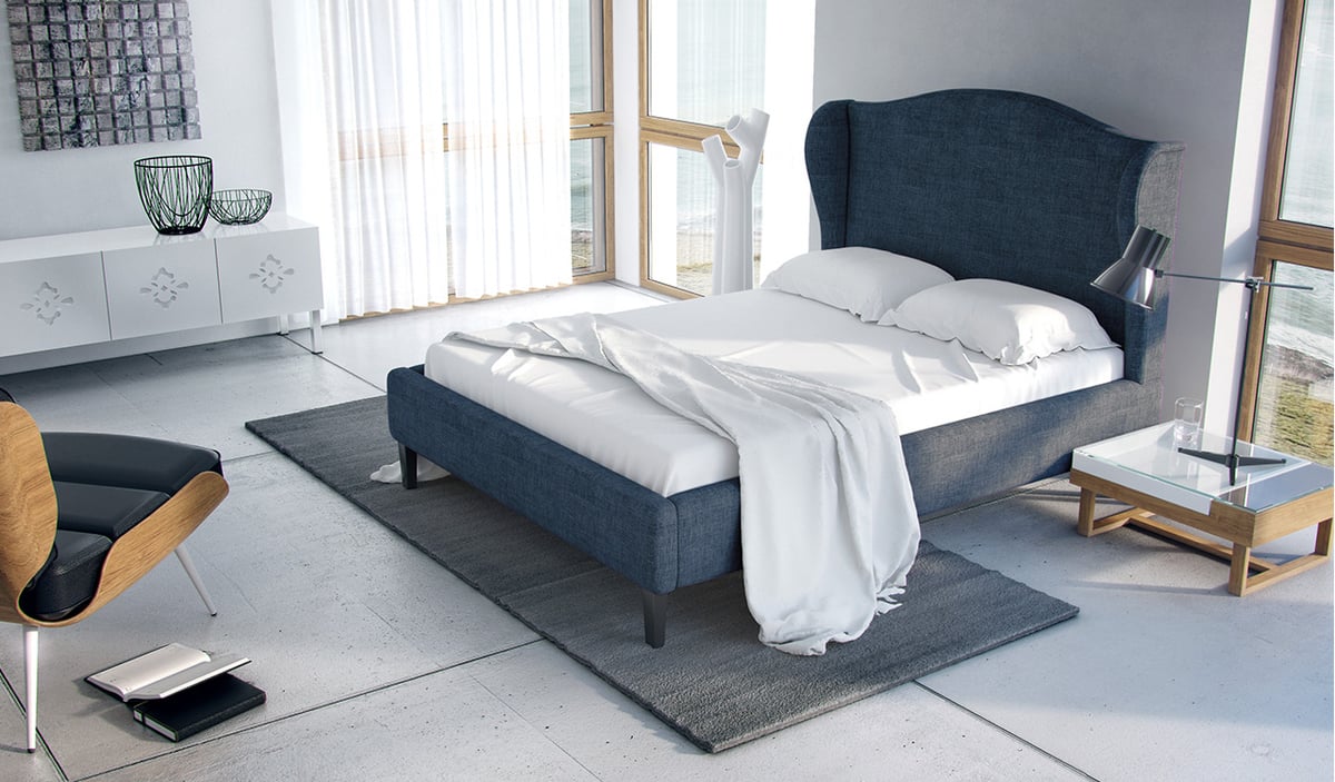 Upholstered bed frame