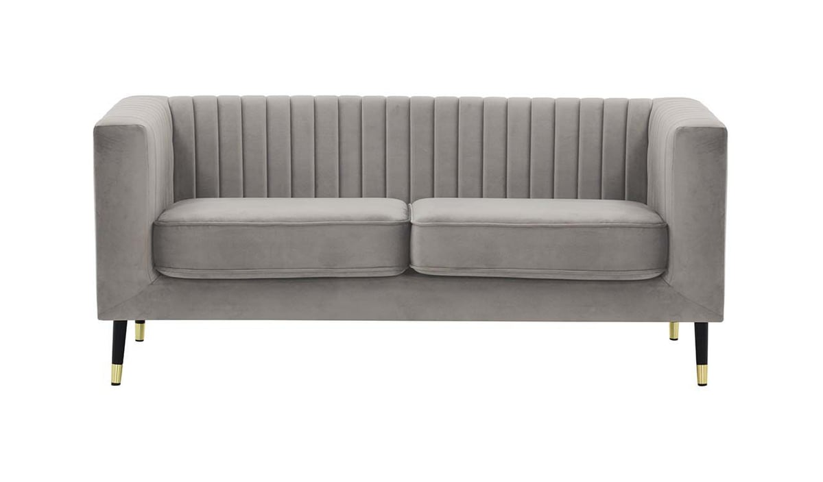 grey 2 seater sofa